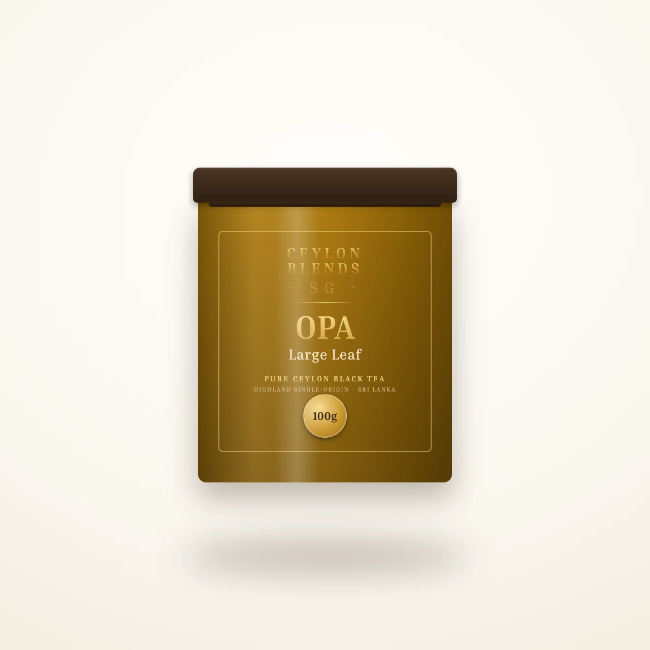 CeylonBlends Large Leaf Ceylon Black Tea — OPA (Orange Pekoe A) — image 2
